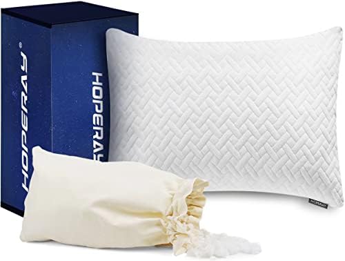 Hoperay Beze jastuci za spavanje-posteljina sjeckana pjenasta jastučna jastučna stražnju stražnju stražnju stražnju