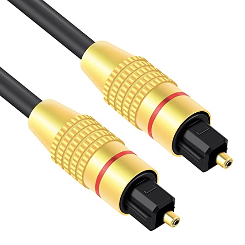 Digitalni optički audio kabl - 6ft, frižeran ultra-izdržljiv fleksibilan optički kabel toslink muški