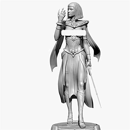 1/24 drevni egipatski ženski ratnik smola figura Kit minijaturni smola Model Kit / / vD3-49