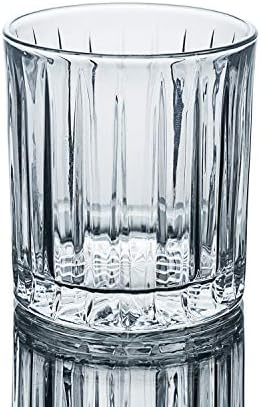 Modern-Depo Whisky Liquor Rocks naočare Crystal 11 unca Set 4 Tumblers Barware za koktel Scotch