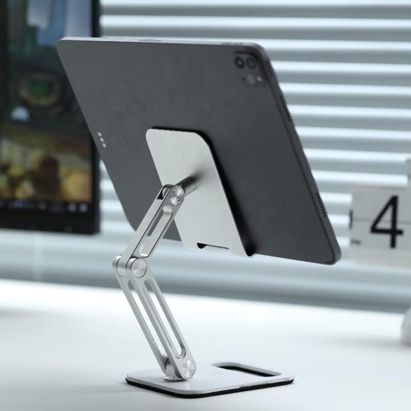 Podesivi postolje za tablet, Amsel Ergonomski aluminijumski telefon i tablet Desktop stalak za ugao visine