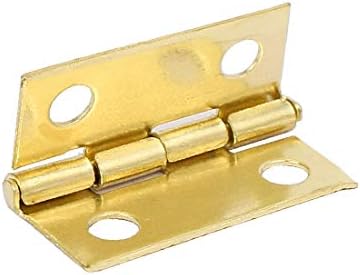 X-Dree Nakit Poklon kutija CASE cijev cijevi Zlatni ton 18mm Dužina 2pcs (Caja de Regalo Para Joyas Caja de Madera