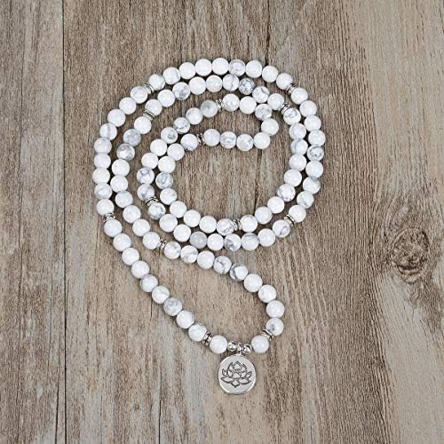 Oasymala pojanje Mala molitvene perle 108 ogrlica narukvica za meditaciju sa sitnim šarmom