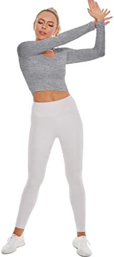 Chioni.od Dugi rukav majice za žene trening vrhovi Yoga Crop Top Casual seksi majice za tinejdžerke