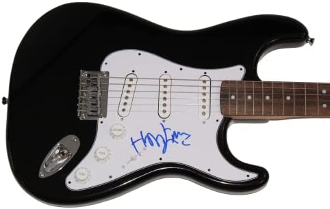 HANS ZIMMER potpisao autogram pune veličine BLK FENDER STRATOCASTER električna gitara B - JAMES SPENCE